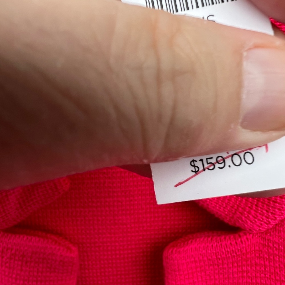 NWT Talbots Gorgeous Raspberry Pink Open Long Cardigan With Pockets - Picture 5 of 6